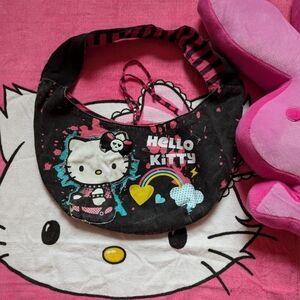 hello kitty punk tote bag purse 💀